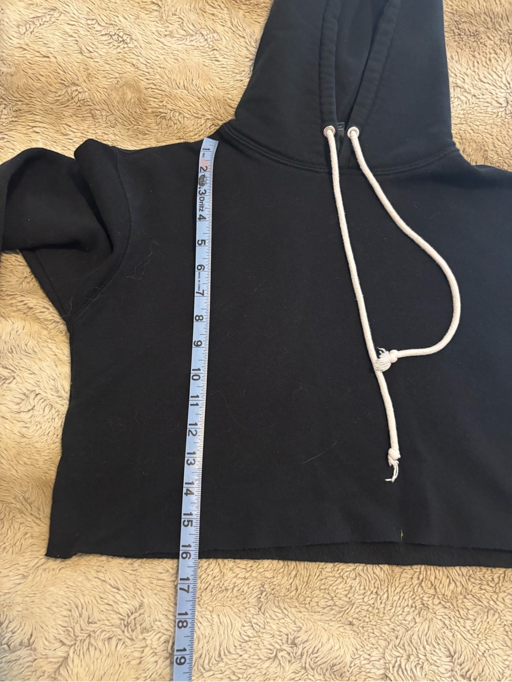 Wild Fable XS black cropped hoodie - Picture 2 of 6